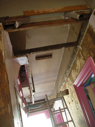 Hallway ceiling